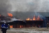Гостиничный комплекс сгорел в Калуге! Видео